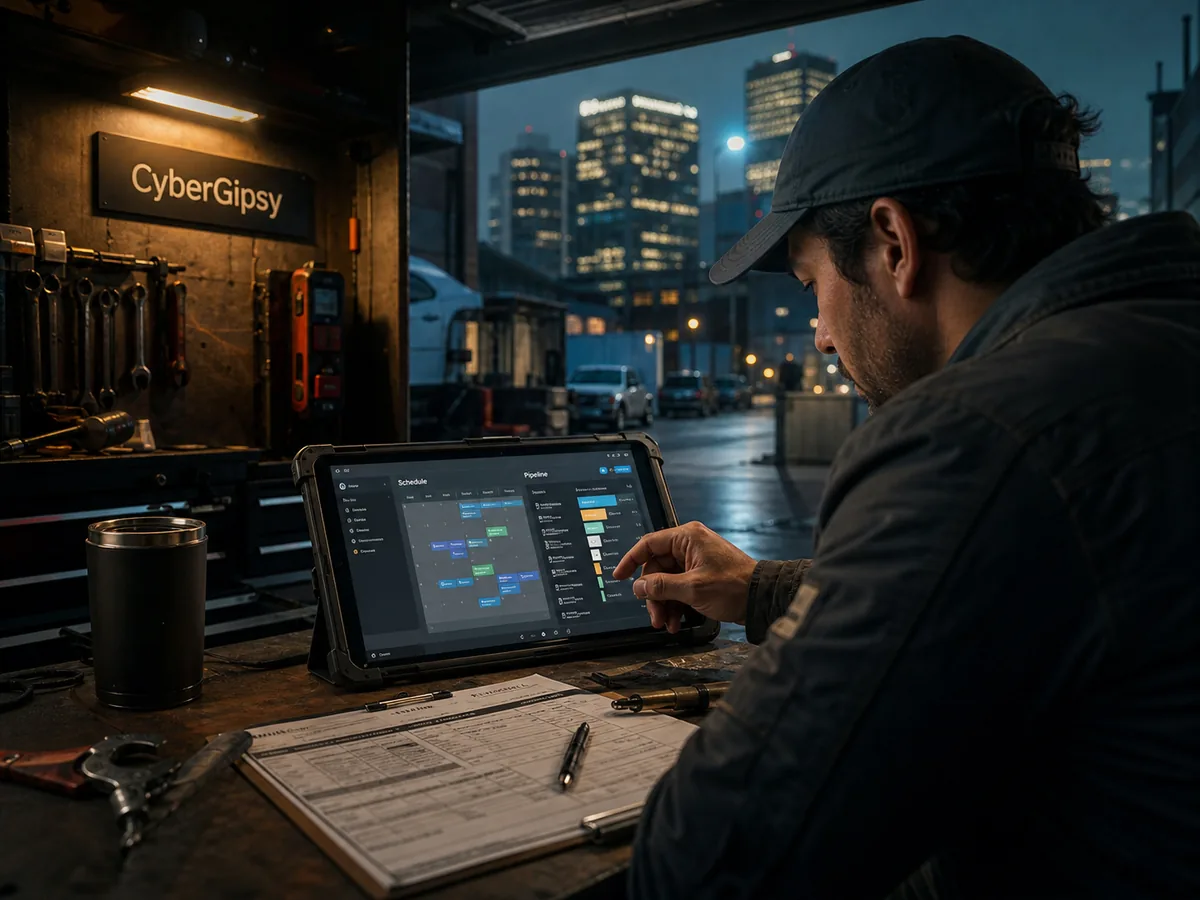 Contact CyberGipsy — AI Business Studio — the machine